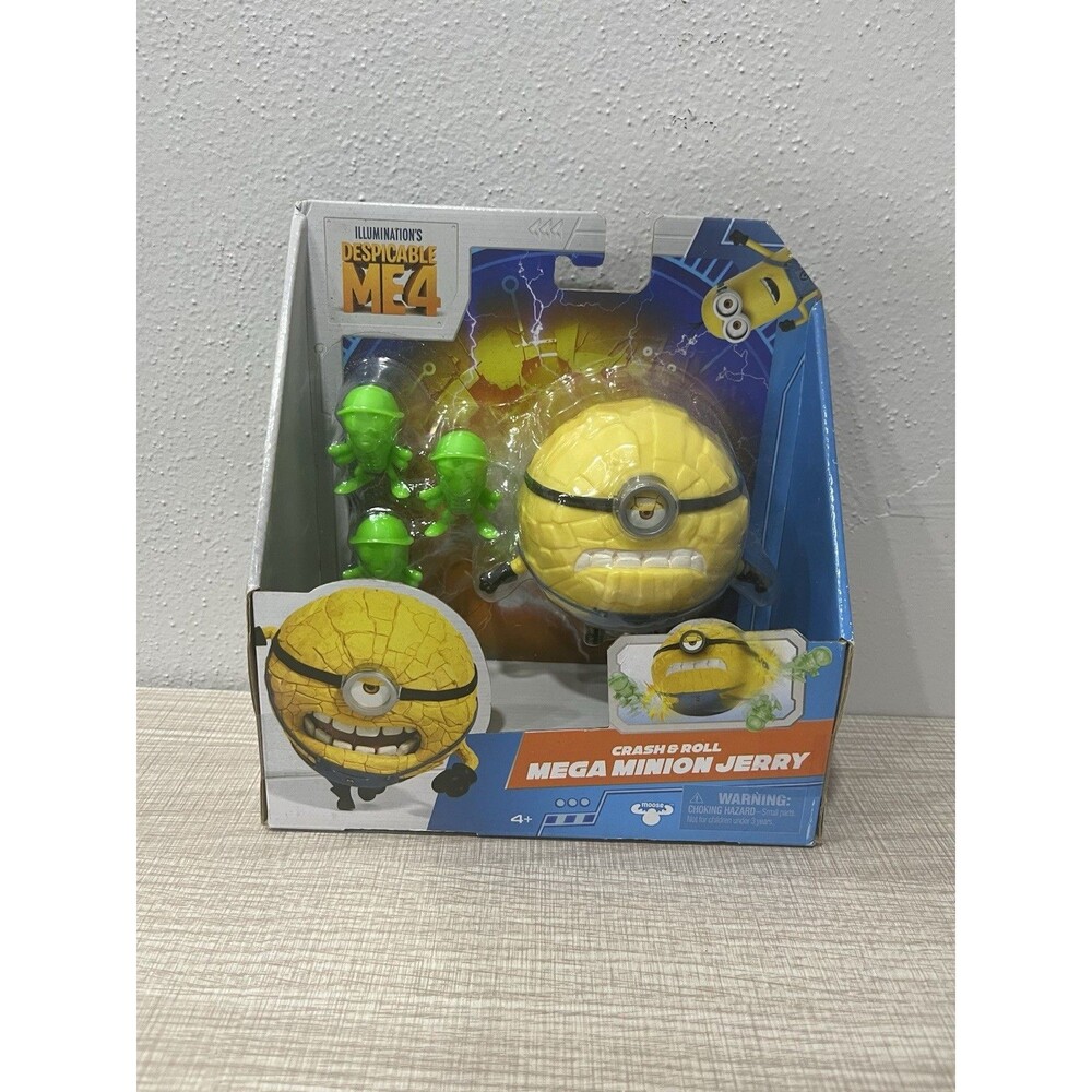 Despicable Me 4 Crash & Roll Mega Minion Jerry Action Figure Moose Toys New NEW